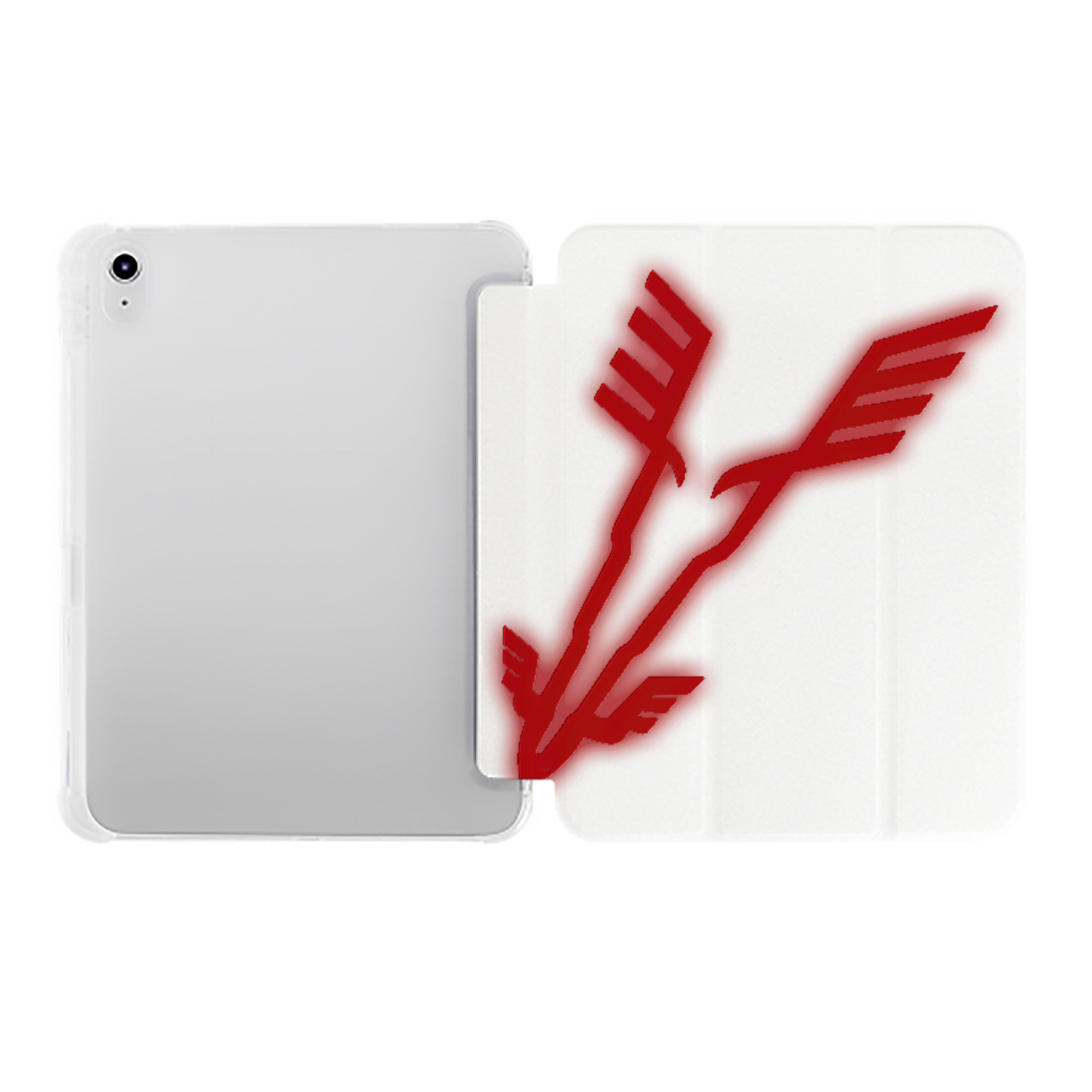 （画像用） 遊☆戯☆王 Yu-Gi-Oh! IPad ケース ペン収納付き 三つ折りスタンド PUレザー×シリコン 対応機種9.5/10.5/10.9インチ
